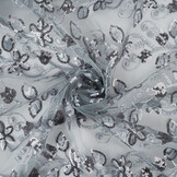 Mesh Embroidered Sequins Melissa Grey