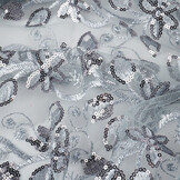 Mesh Embroidered Sequins Melissa Grey