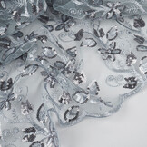 Mesh Embroidered Sequins Melissa Grey