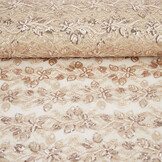 Mesh Embroidered Sequins Melissa Beige