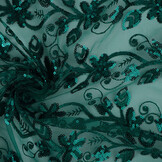 Mesh Embroidered Sequins Melissa Sea Green