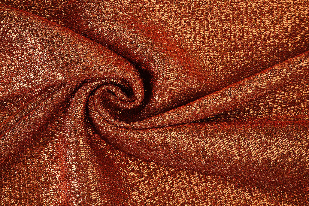 Knitted Glitter Metallic Brique