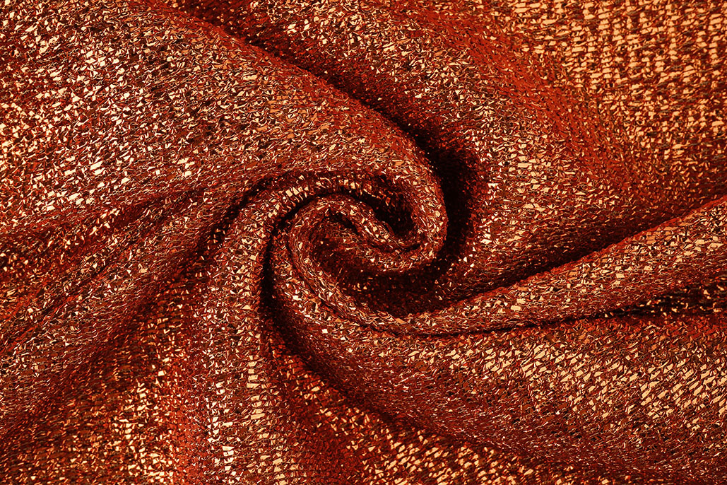 Knitted Glitter Metallic Brique