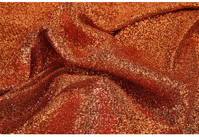 Gestricktes Glitzer Metallic Brique