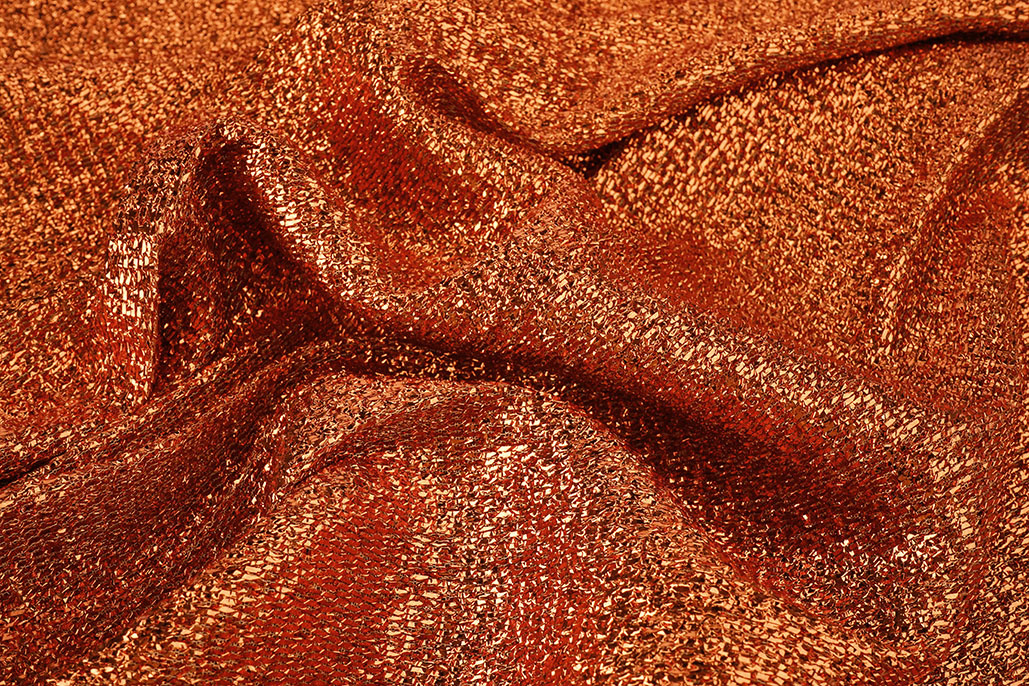 Gestricktes Glitzer MetallicBrique