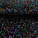 Pailletten auf Samt Schwarz - Multi