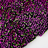 Sequins on Velvet Black - Fluor