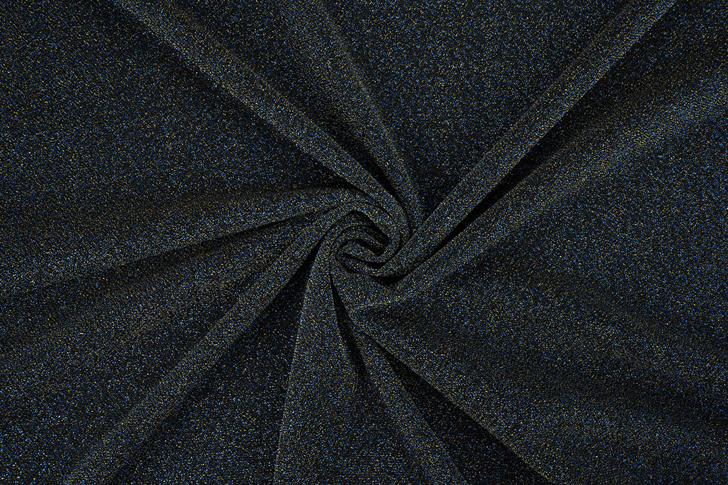 Lurex Dance Blue- Gold