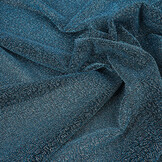 Lurex Tanz Aqua - Silber