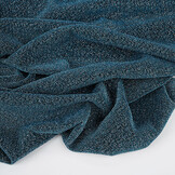 Lurex Tanz Aqua - Silber