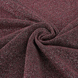 Lurex Tanz Bordeaux - Silber