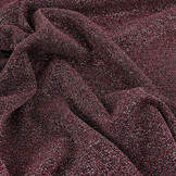 Lurex Tanz Bordeaux - Silber
