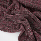 Lurex Tanz Bordeaux - Silber