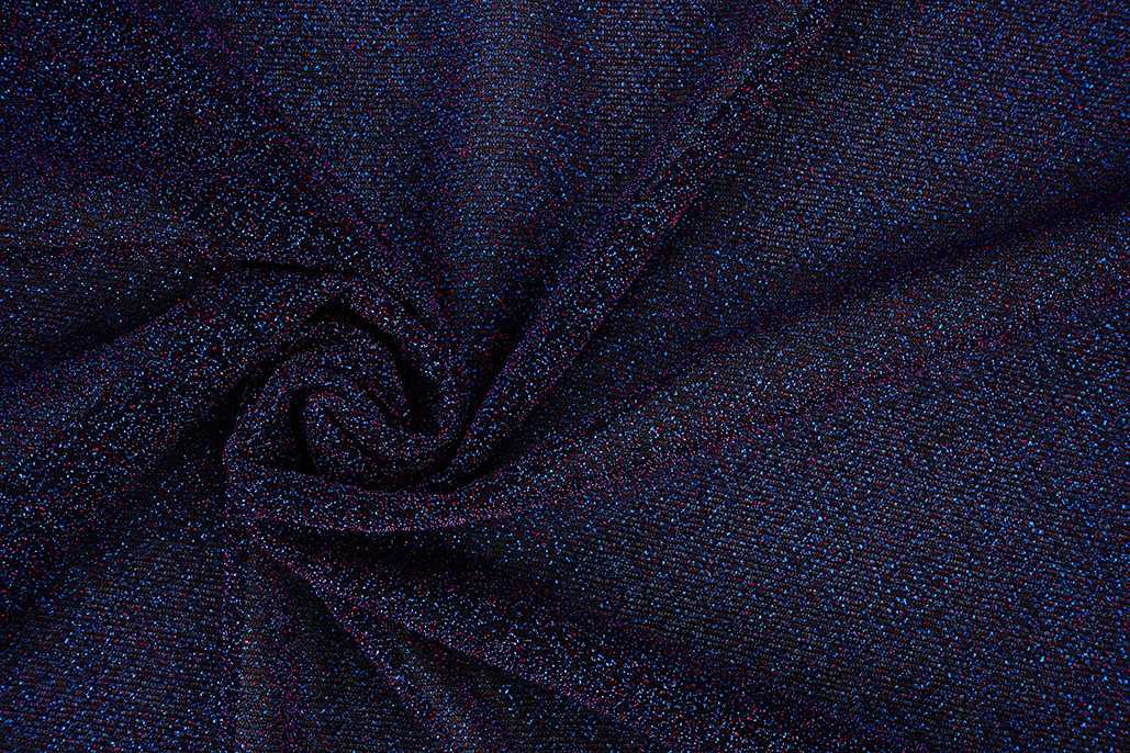 Lurex Dans Blauw - Fuchsia