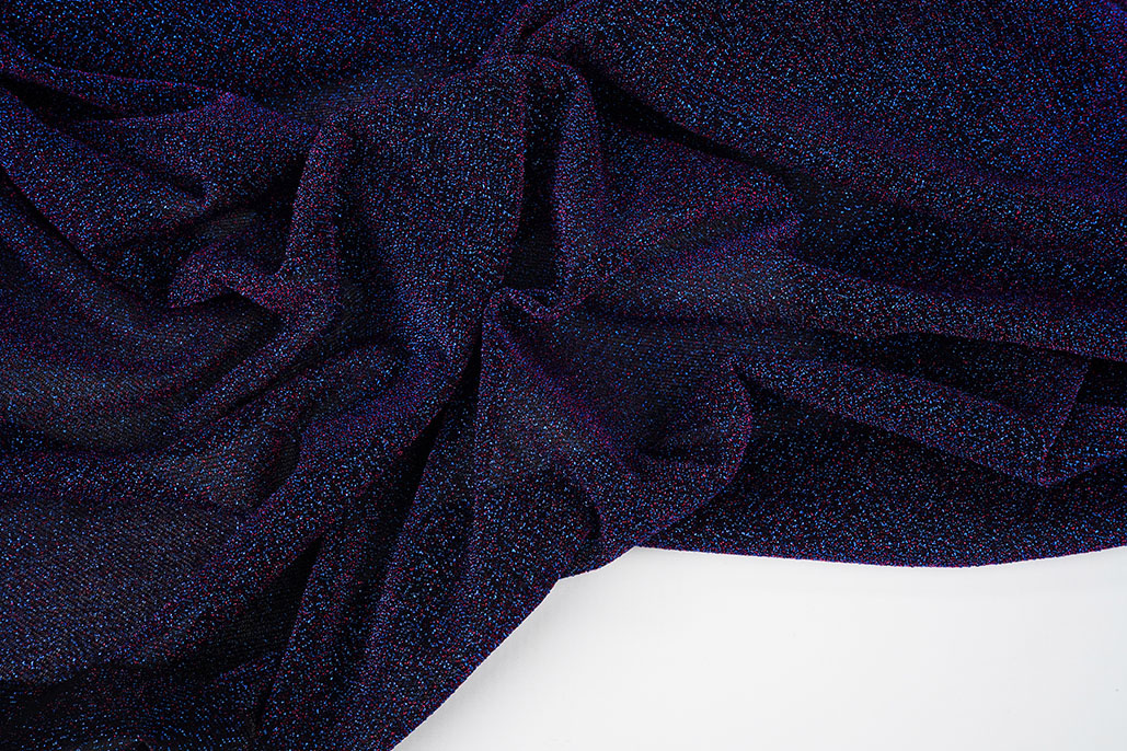 Lurex Dans Blauw - Fuchsia