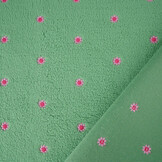 Curly Teddy Embroidered Camilla Green