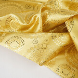 Brokaat Dots Mandala Goud