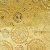 Brokat Dots Mandala Gold