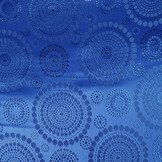 Brokaat Dots Mandala Kobaltblauw