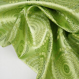 Brokaat Dots Mandala Lime Groen