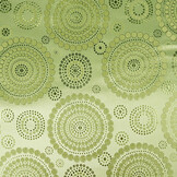 Brokat Dots Mandala Limettengrün