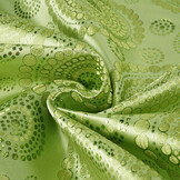 Brocade Dots Mandala Lime Green