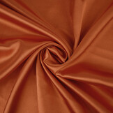 Stretch Satin Orange Brique