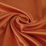 Stretch Satin Orange Brique