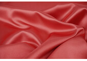 Stretch Satin Dunkel Koralle