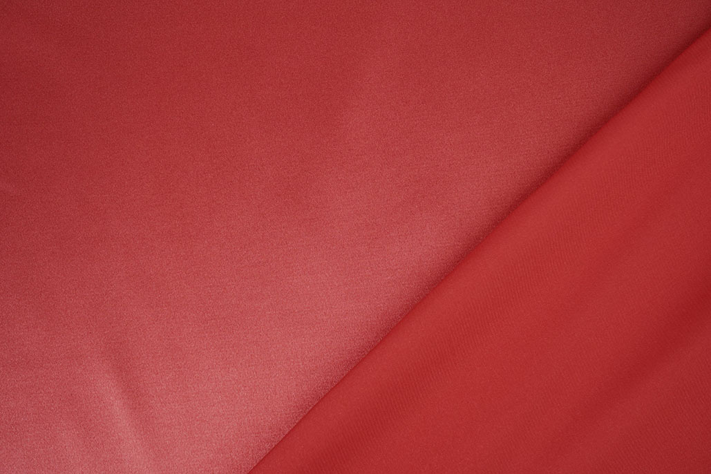 Stretch Satin Dunkel Koralle