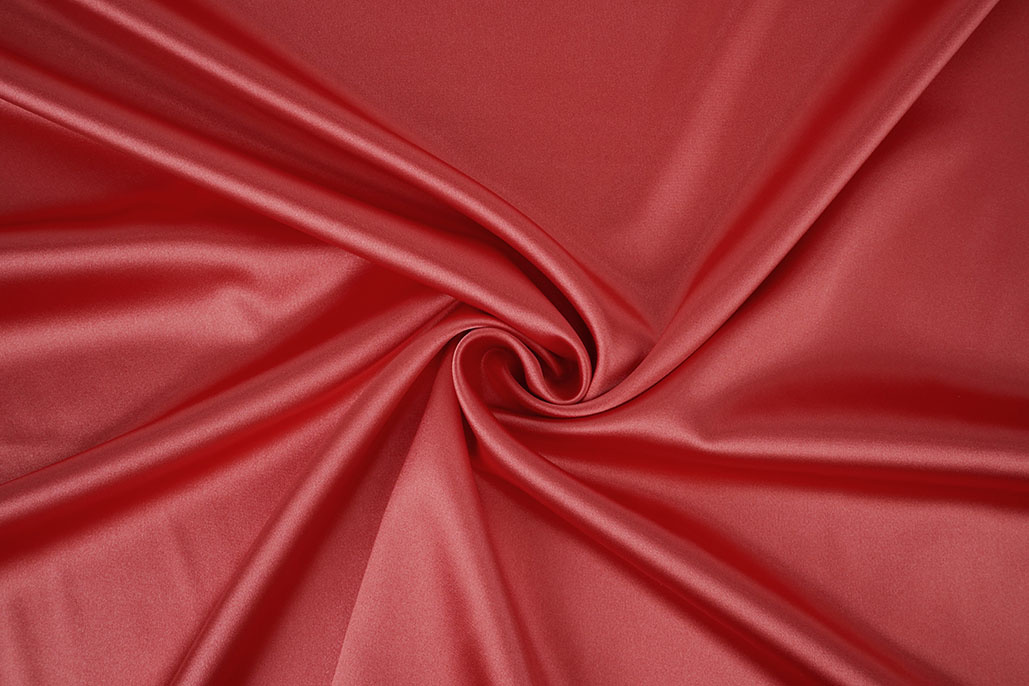 Stretch Satin Dark Coral
