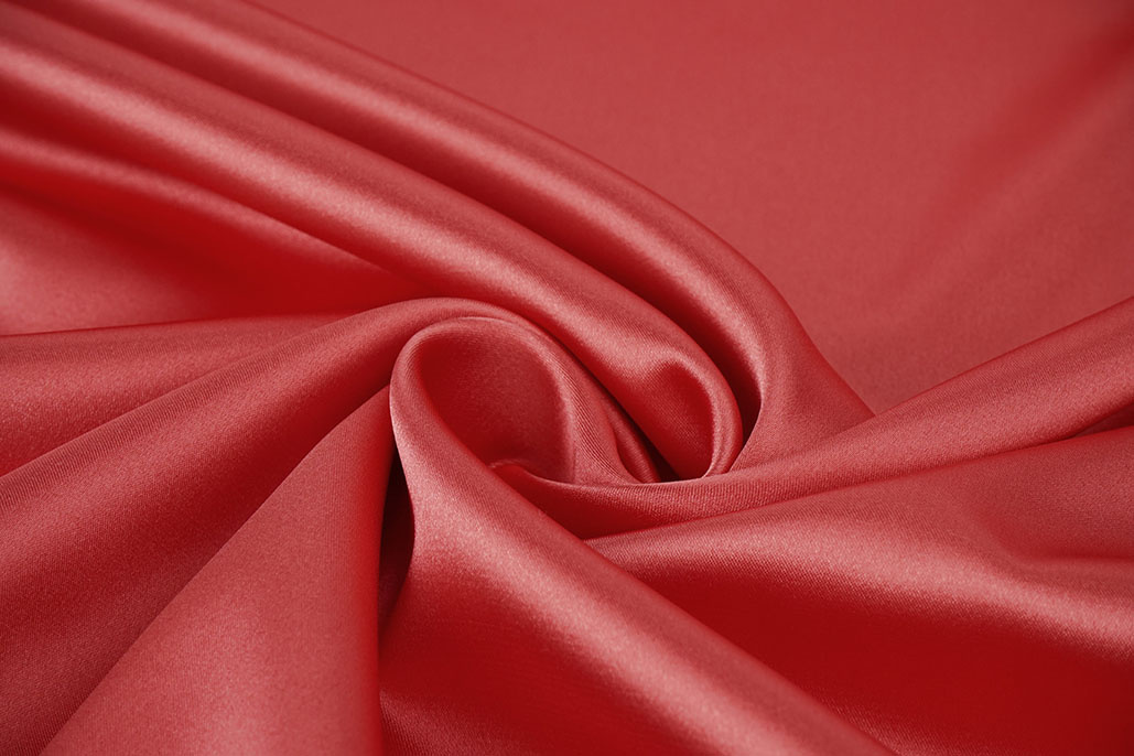 Stretch Satin Dark Coral