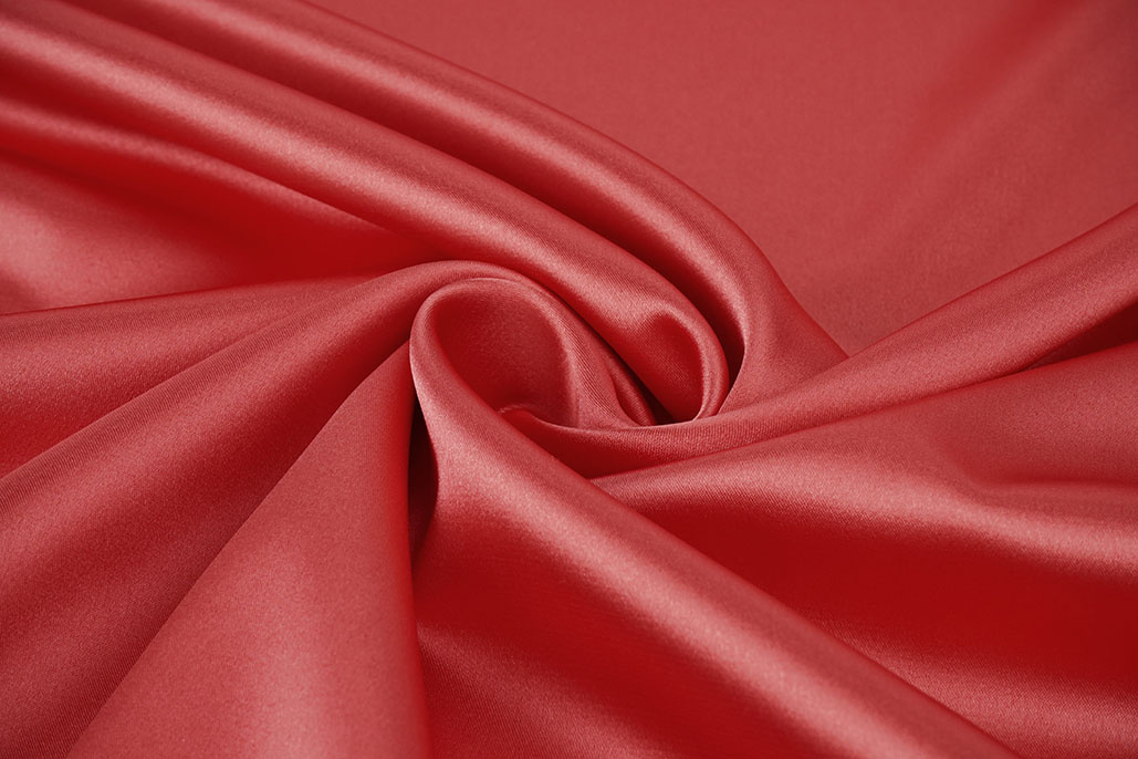 Stretch Satin Dark Coral