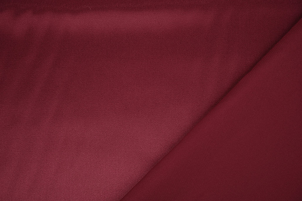 Stretch Satin Weinrot