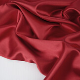 Stretch Satin Dunkelrot