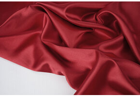 Stretch Satin Dark Red
