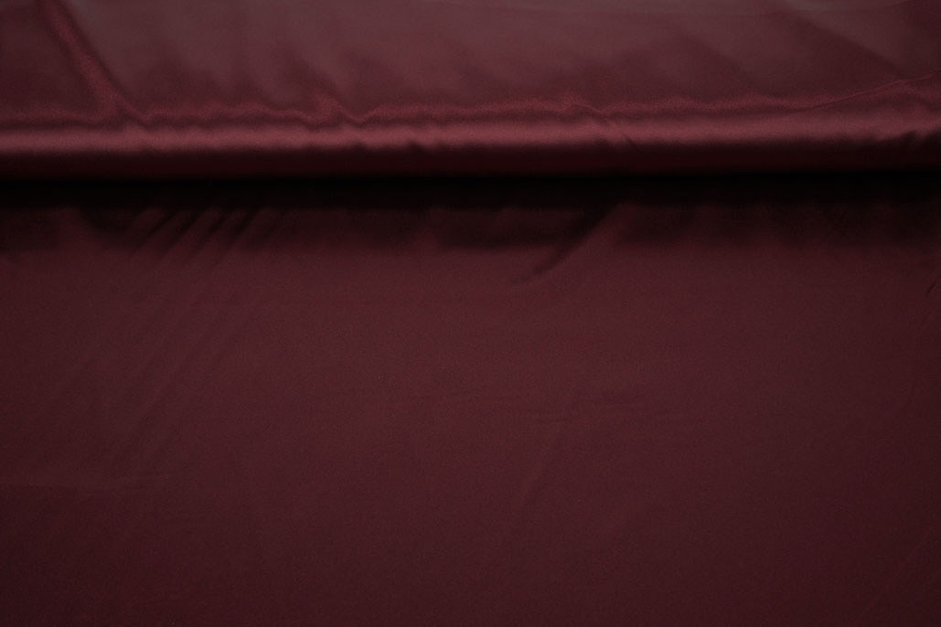 Stretch Satin Dunkelbordeaux