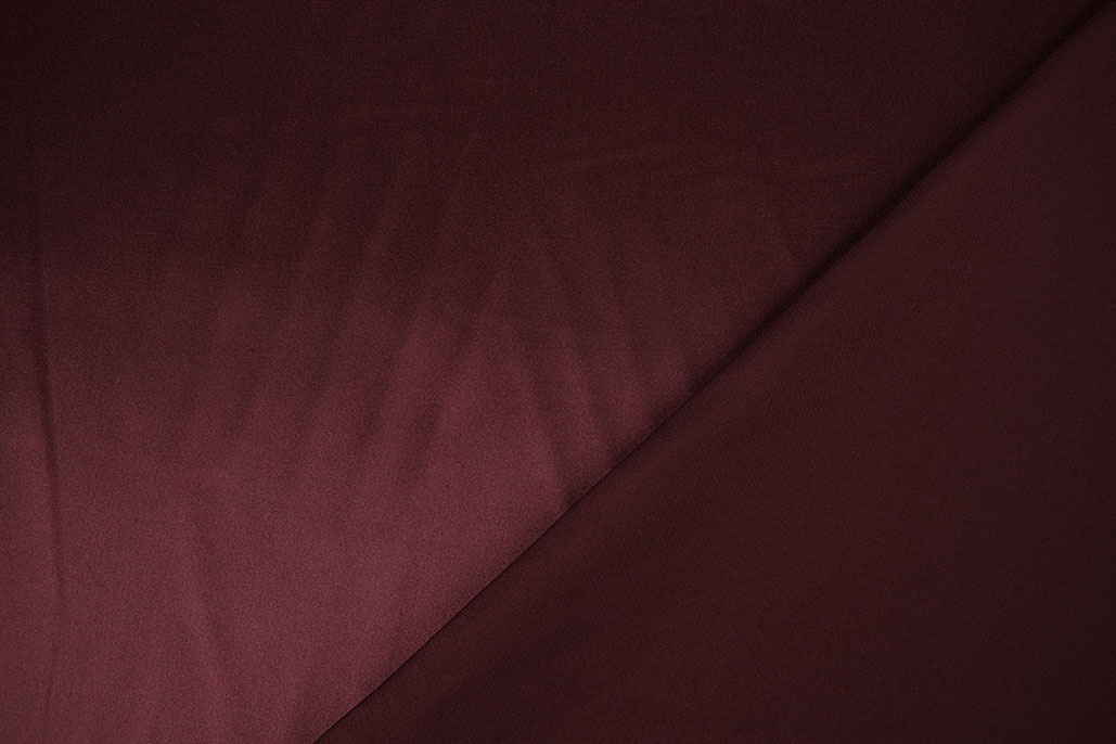 Stretch Satin Dark Bordeaux