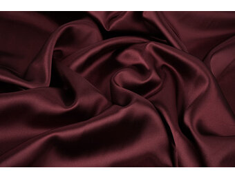 Stretch Satin Dark Bordeaux
