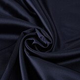 Stretch Satin Dunkel Marineblau