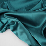 Stretch Satin Dark Sea Green