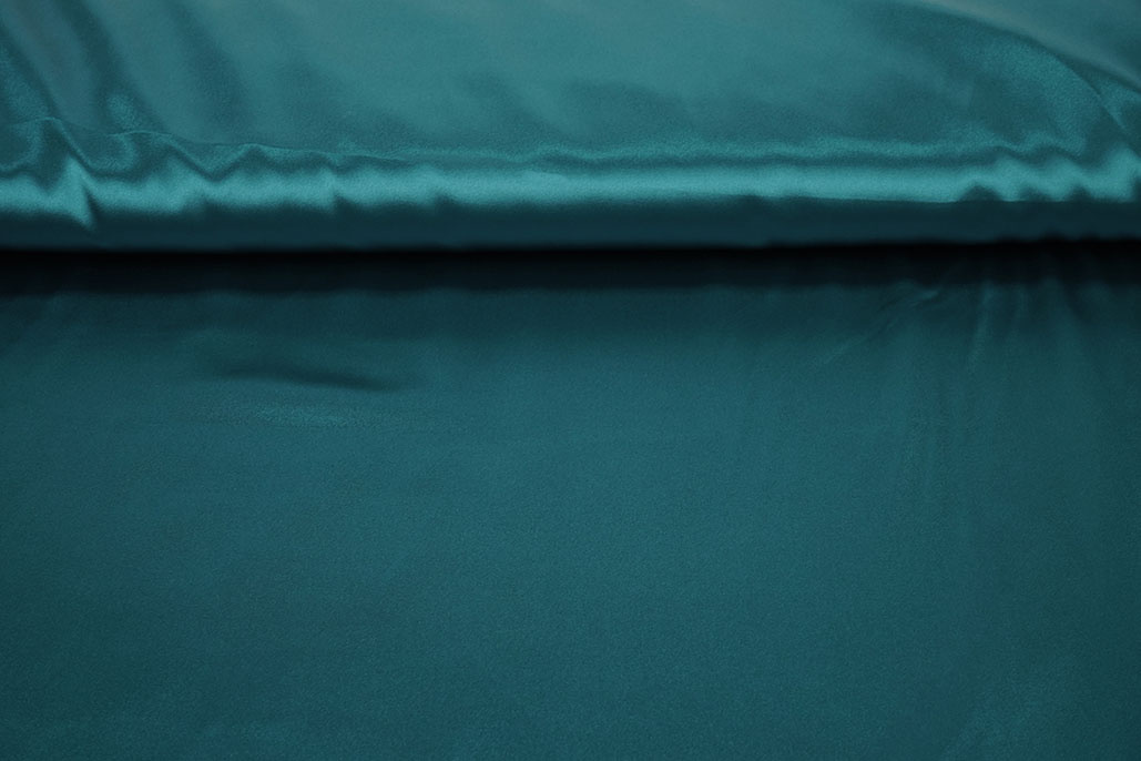 Stretch Satin Dark Sea Green