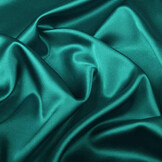 Stretch Satin Sea Green