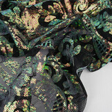 Pailletten auf Netz Mia