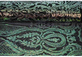 Pailletten auf Netz Mia