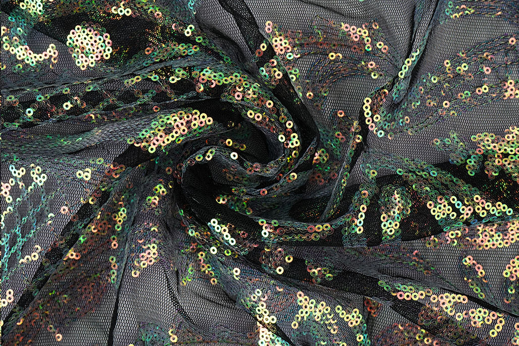 Sequins on Mesh Mia