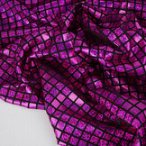 Lamé Check Fuchsia Pink