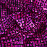 Lamé Karo Fuchsia Rosa