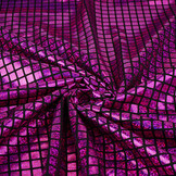 Lamé Check Fuchsia Pink