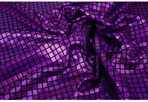 Lamé Check Purple